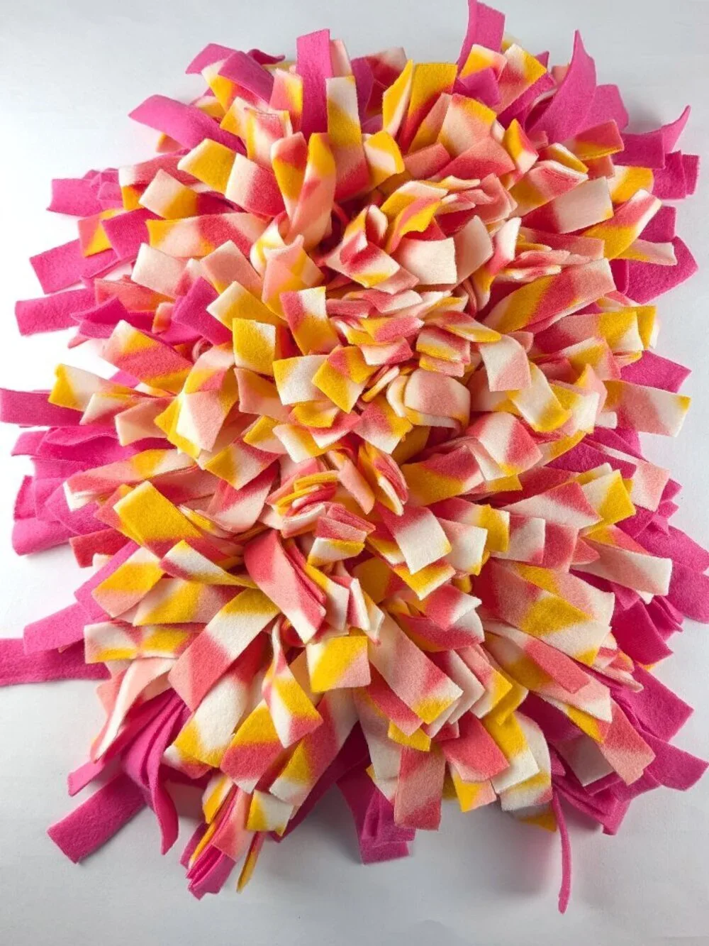 NEW Dog/Cat Snuffle Mat - Pink/Yellow #56